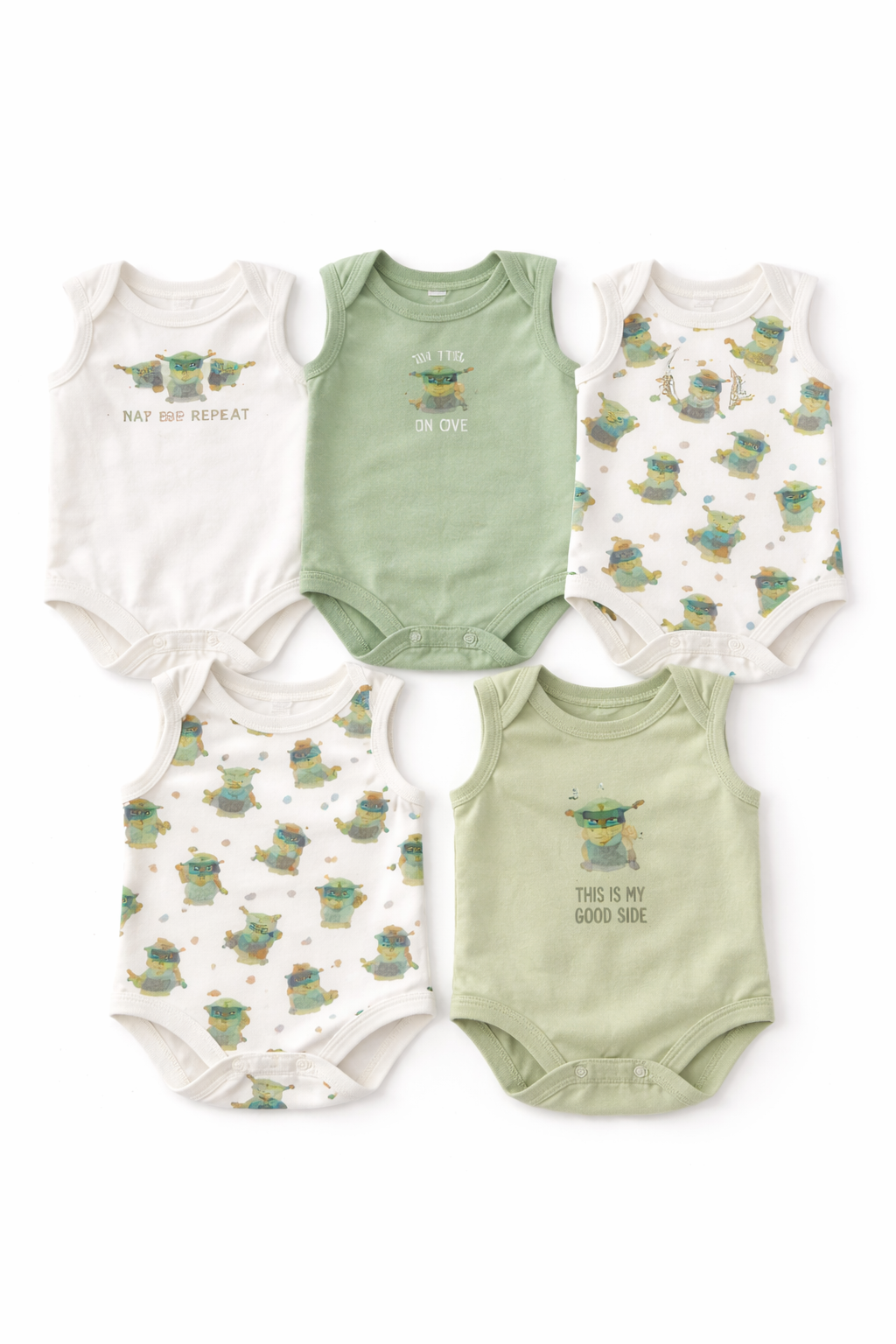 Star Wars 5pcs George Sleeveless Bodysuit