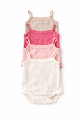 George 4pcs Spaghetti Sleeves Bodysuit For Girls