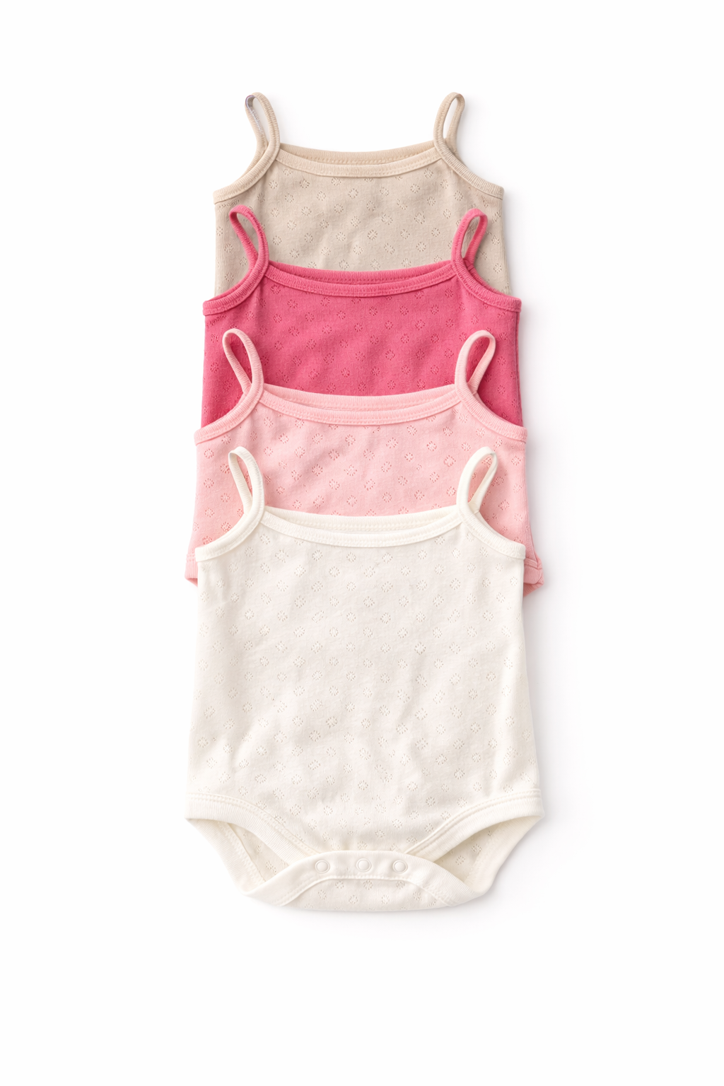 George 4pcs Spaghetti Sleeves Bodysuit For Girls