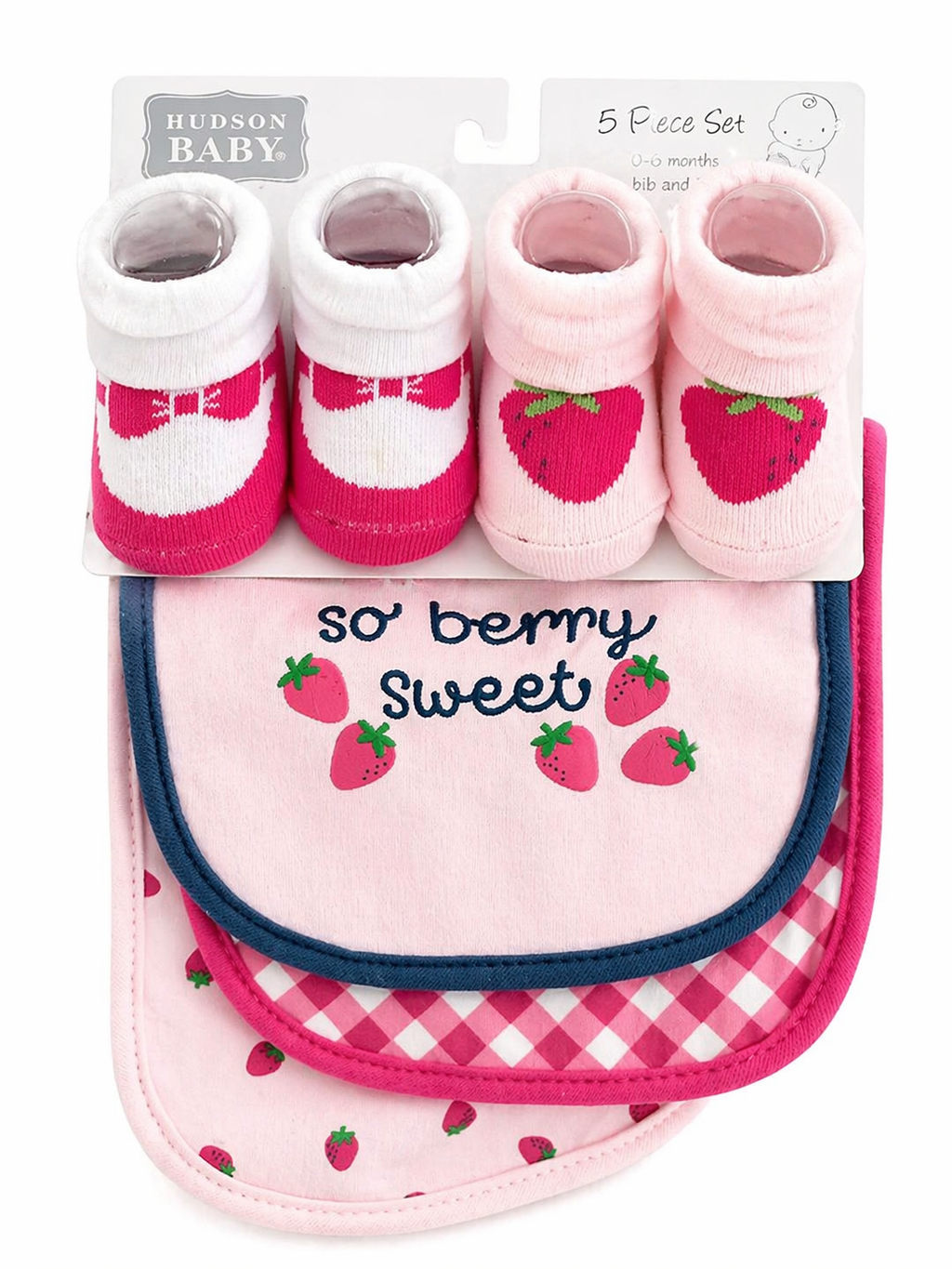Cotton Bibs And Sock Set