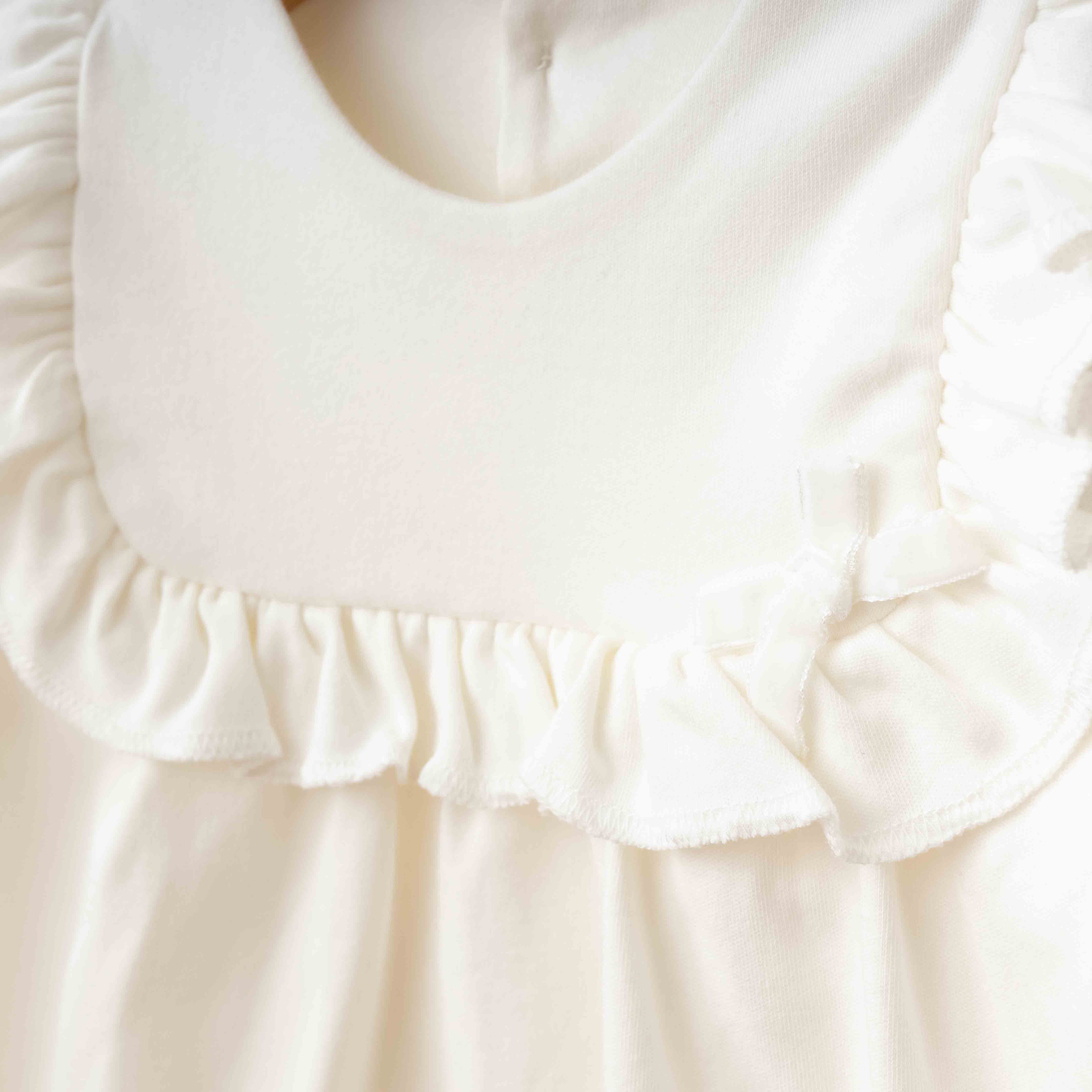 Eslenza Girl White Long Sleeve Dress