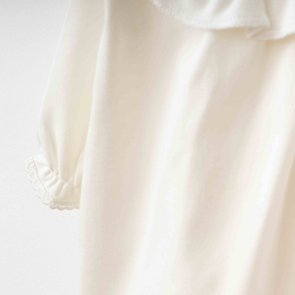 Eslenza Girl White Long Sleeve Dress