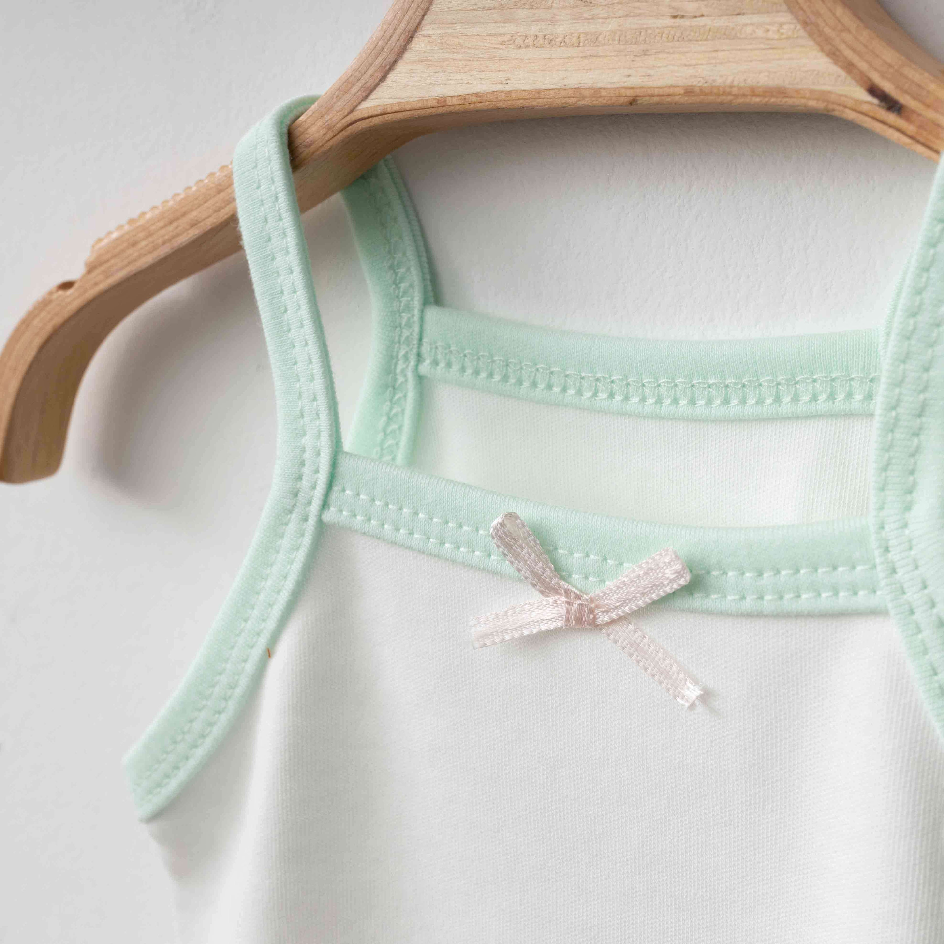 Eslenza 2 Pcs Sleeves Bodysuit Mint
