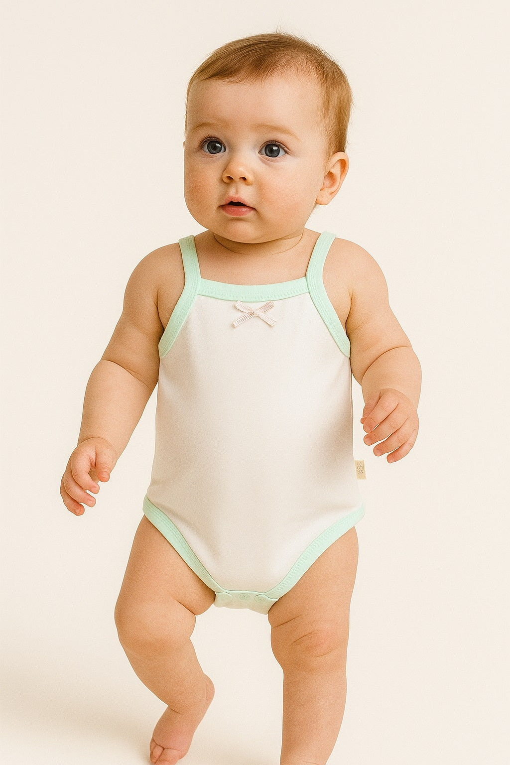 Eslenza 2 Pcs Sleeves Bodysuit Mint