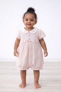 Watch Me Grow Romper Pink