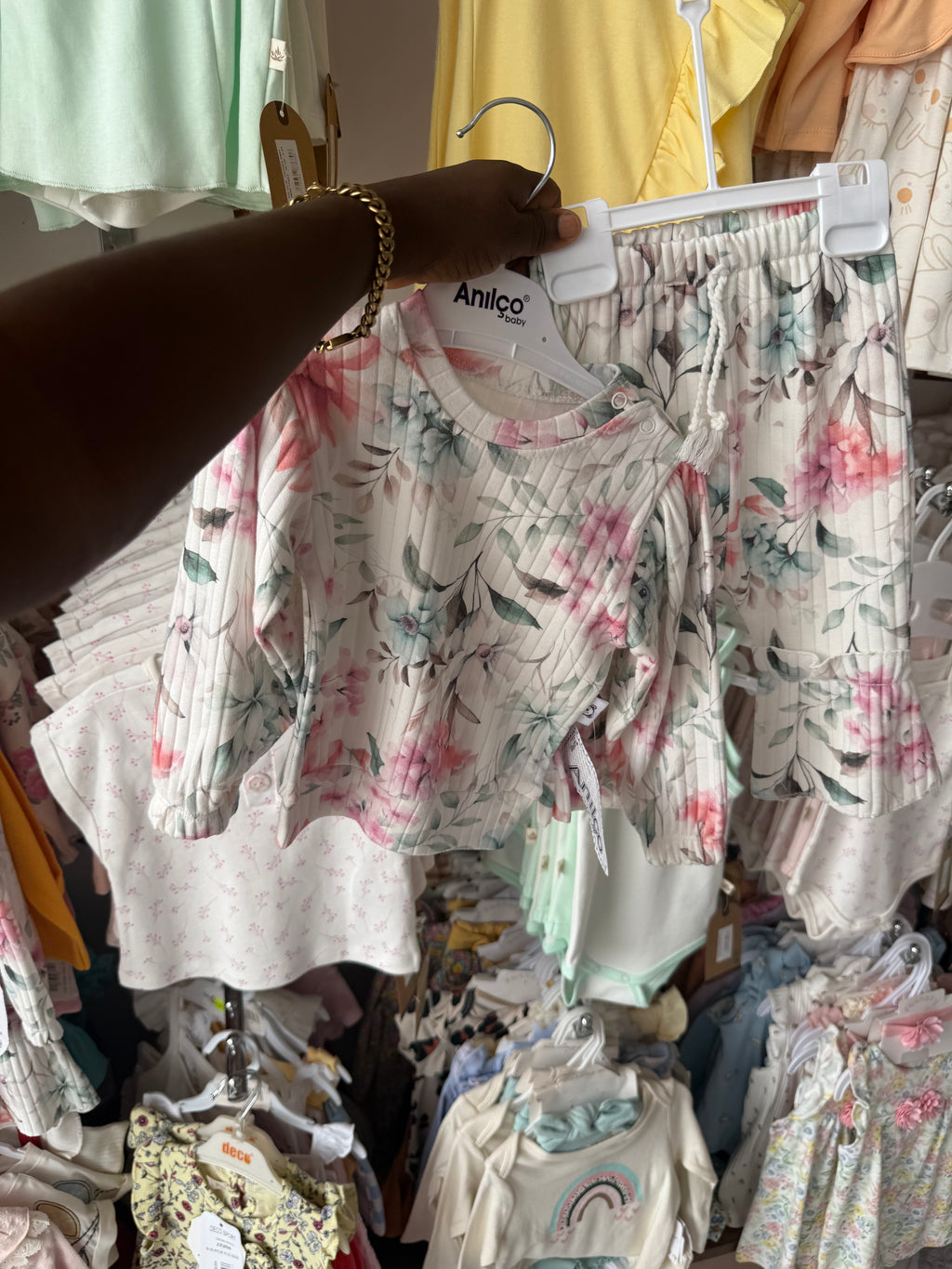Anilco Baby 2 Pcs Girl Top And Down