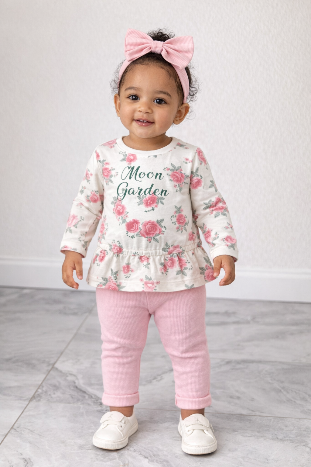 DB Moon Garden Girl Top & Down Pink