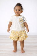 CASSIOPE BABY 2PCS GIRL TOP AND DOWN YELLOW