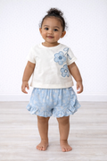 CASSIOPE BABY 2PCS GIRL TOP AND DOWN BLUE