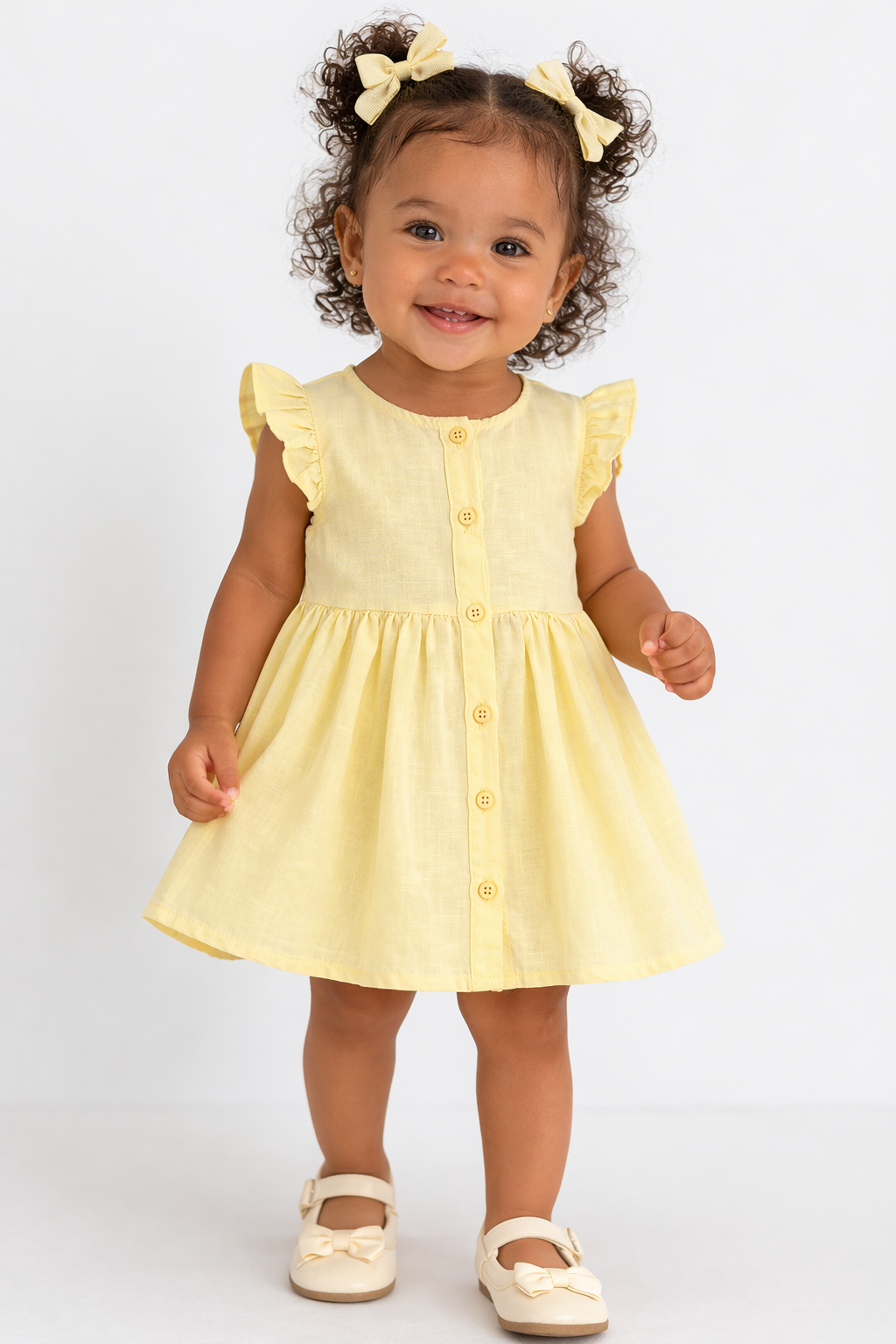 Nara Lenin Plain Girl Dress