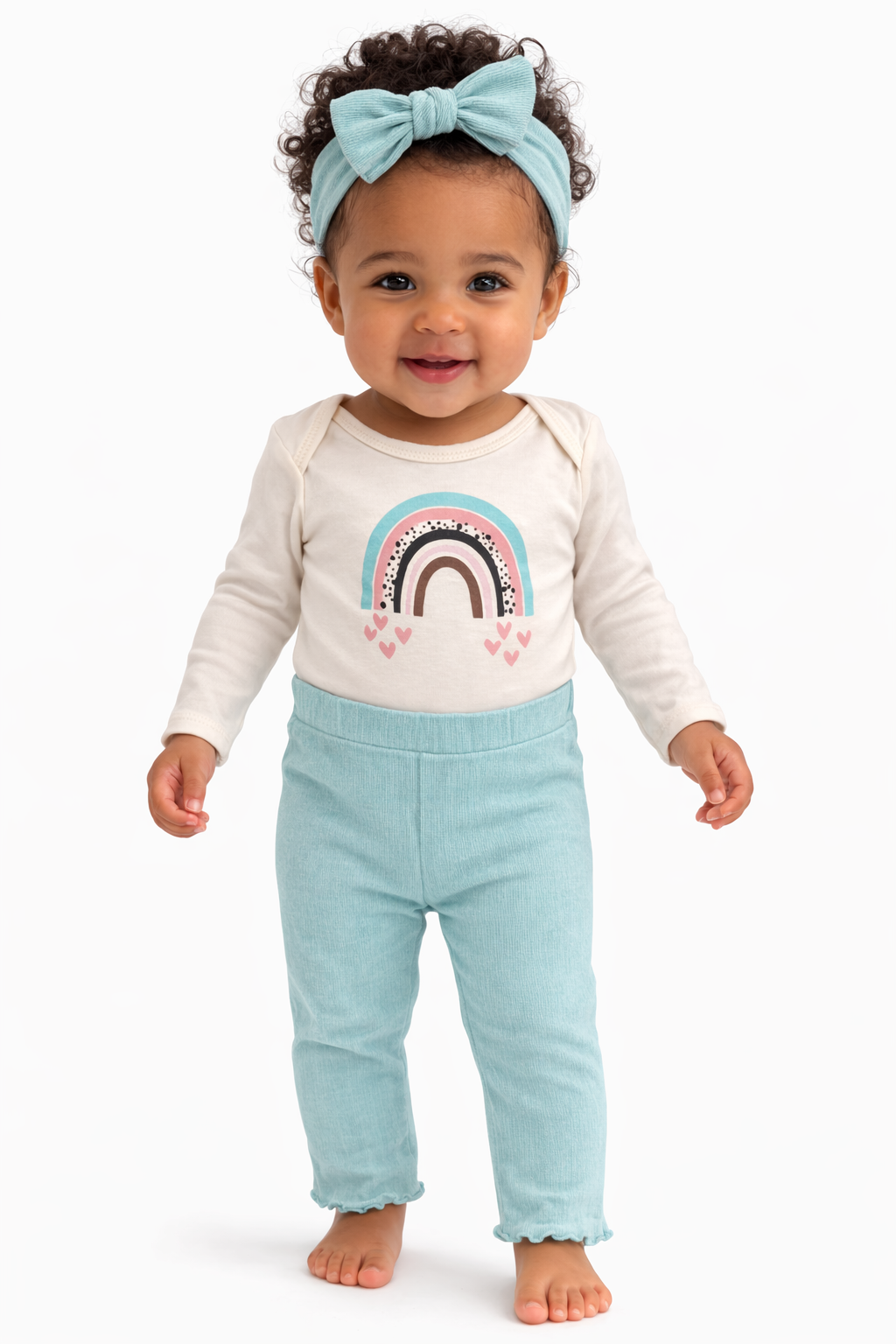 Starting Out 4 Pcs Girl Set With Headband & Sock