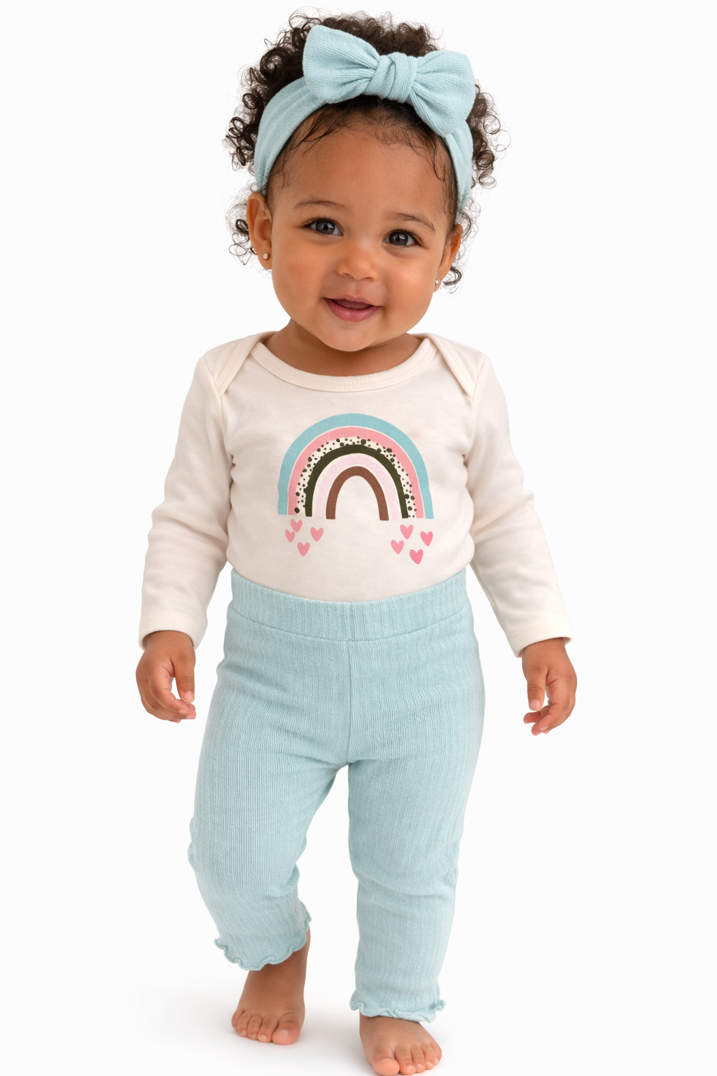 Starting Out 4 Pcs Girl Set With Headband & Sock