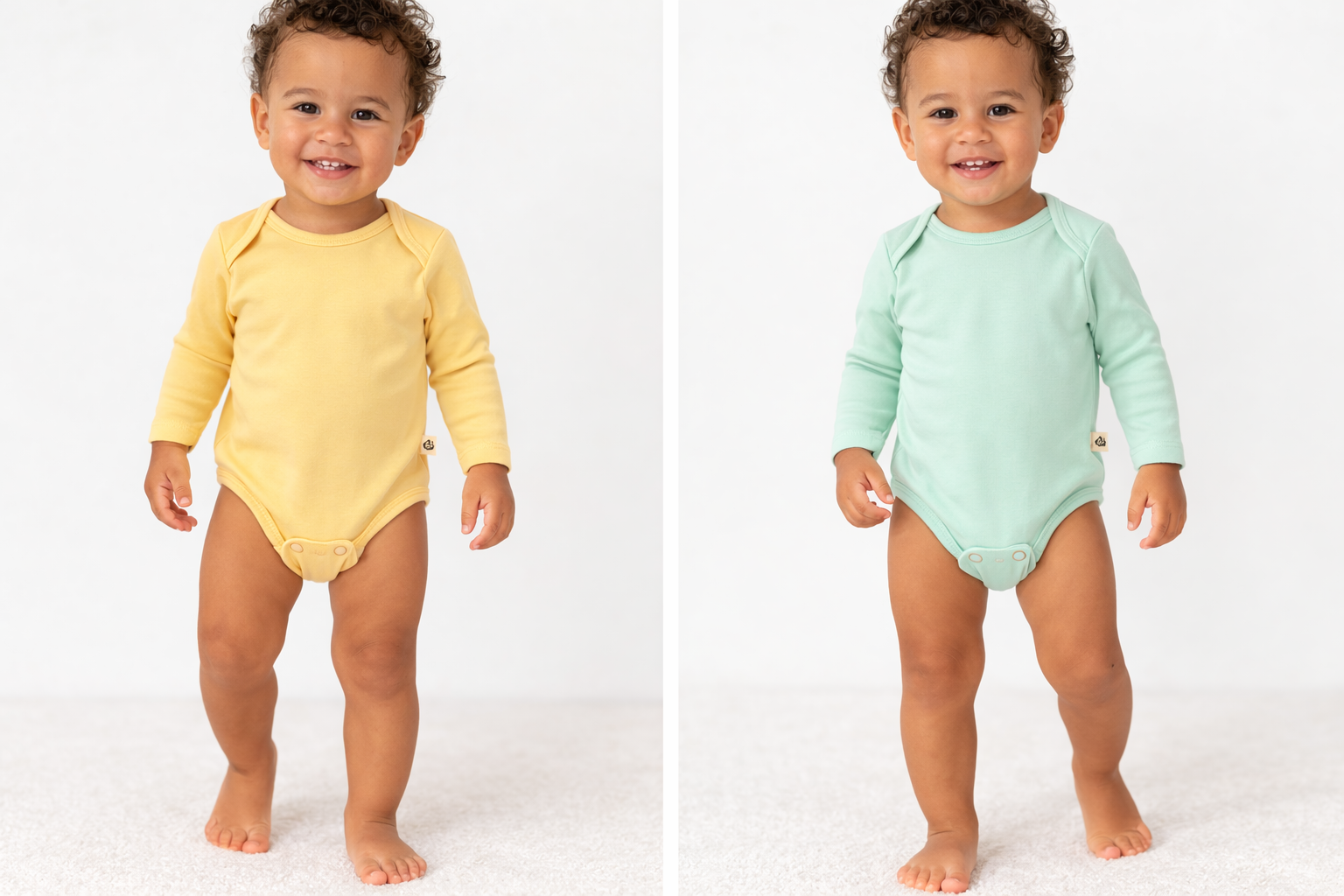 Eslenza 2 Pack Long Sleeve Bodysuit