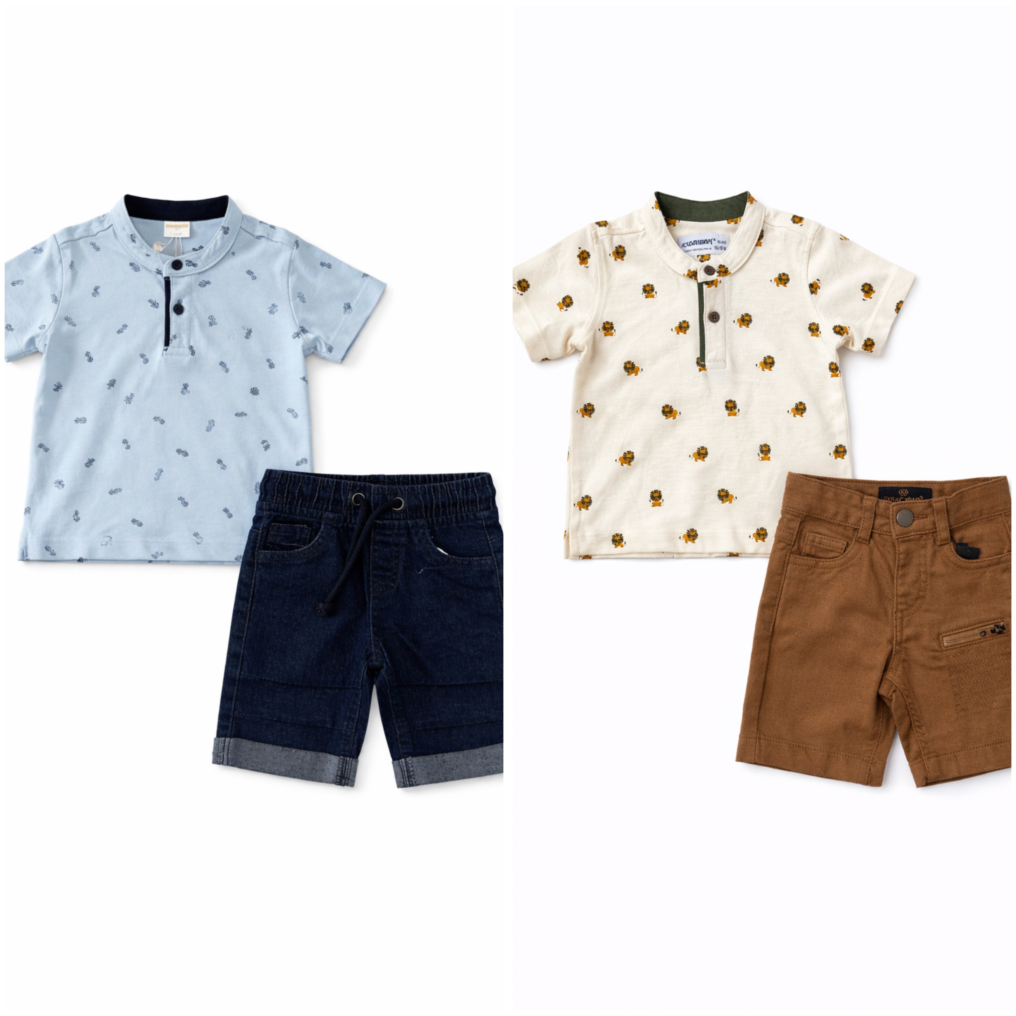 Marwan 2 Pcs Boys Jeans Shorts And Top