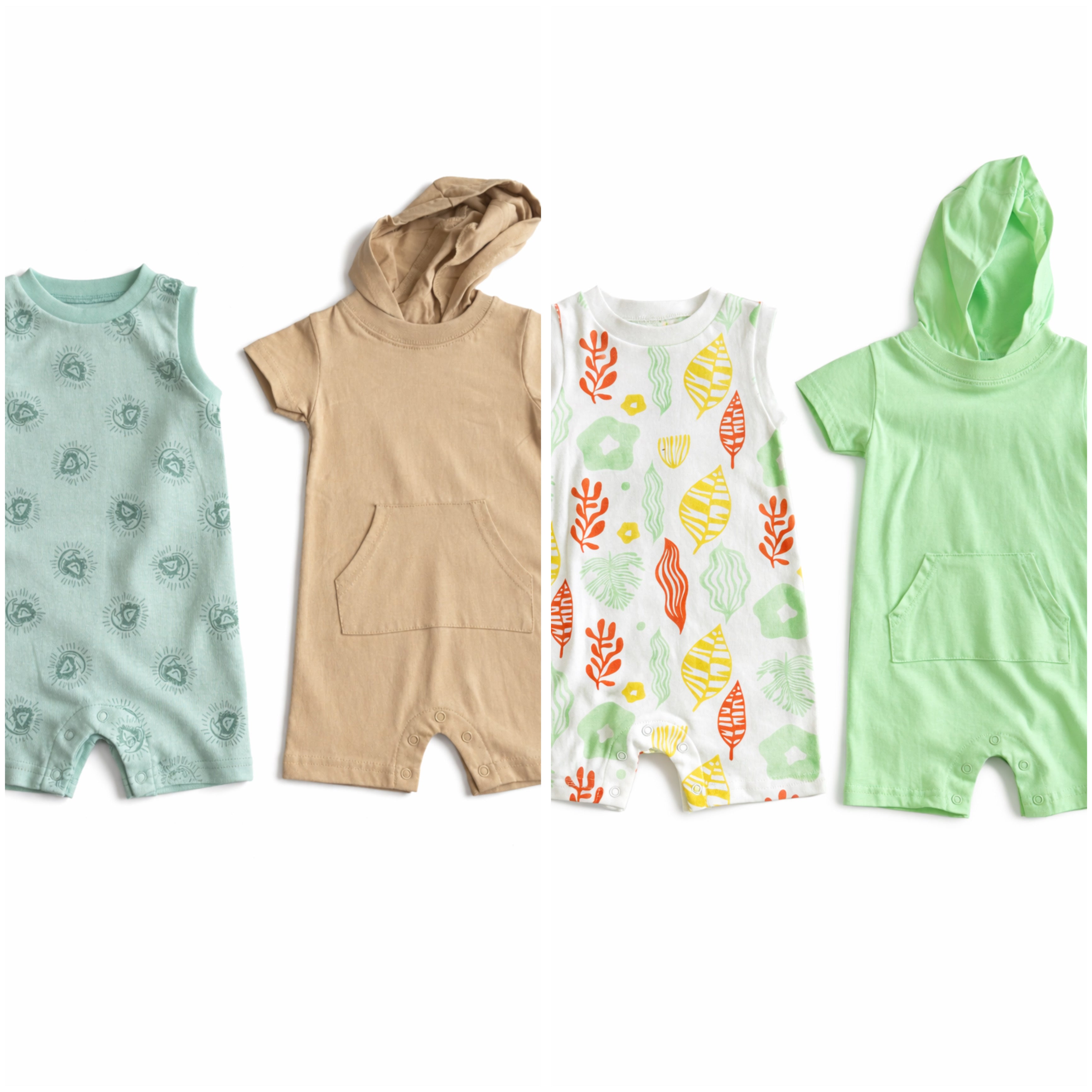 Cute Koala 2 Pcs  Romper With Hoodie