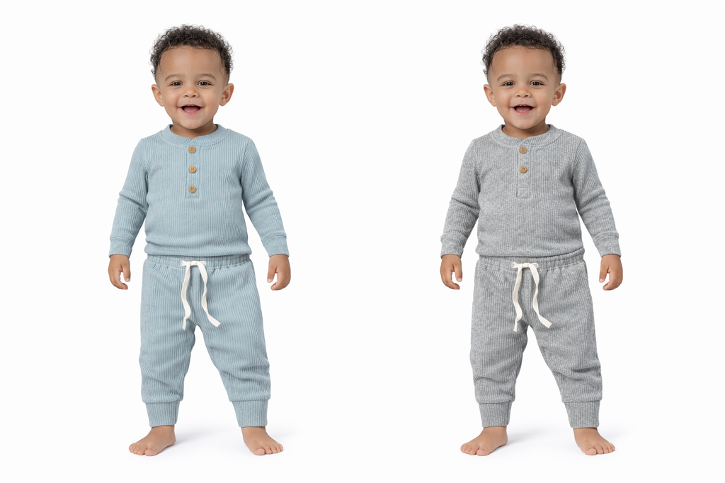 Boys 2 Pcs Long Sleeve Bodysuit And Pants