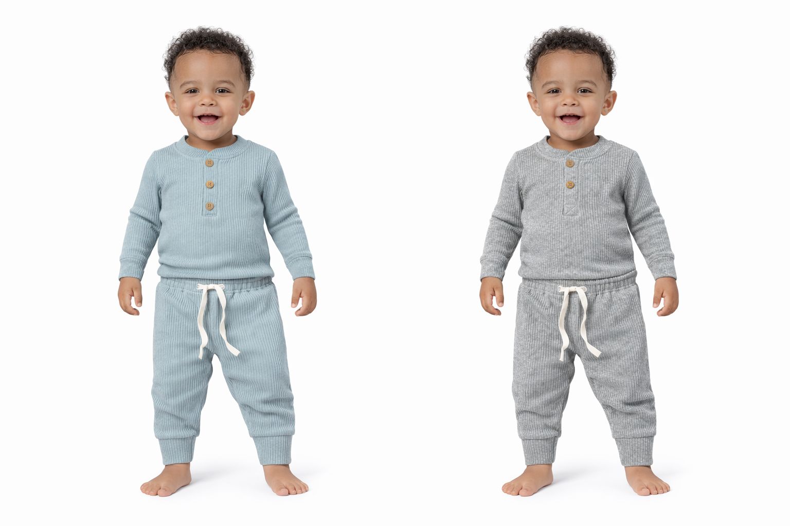 Boys 2 Pcs Long Sleeve Bodysuit And Pants