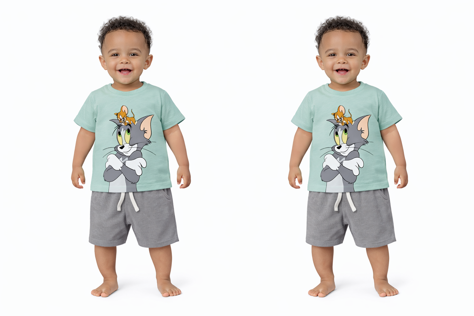 LCW 2 Pcs Boys Top And Down