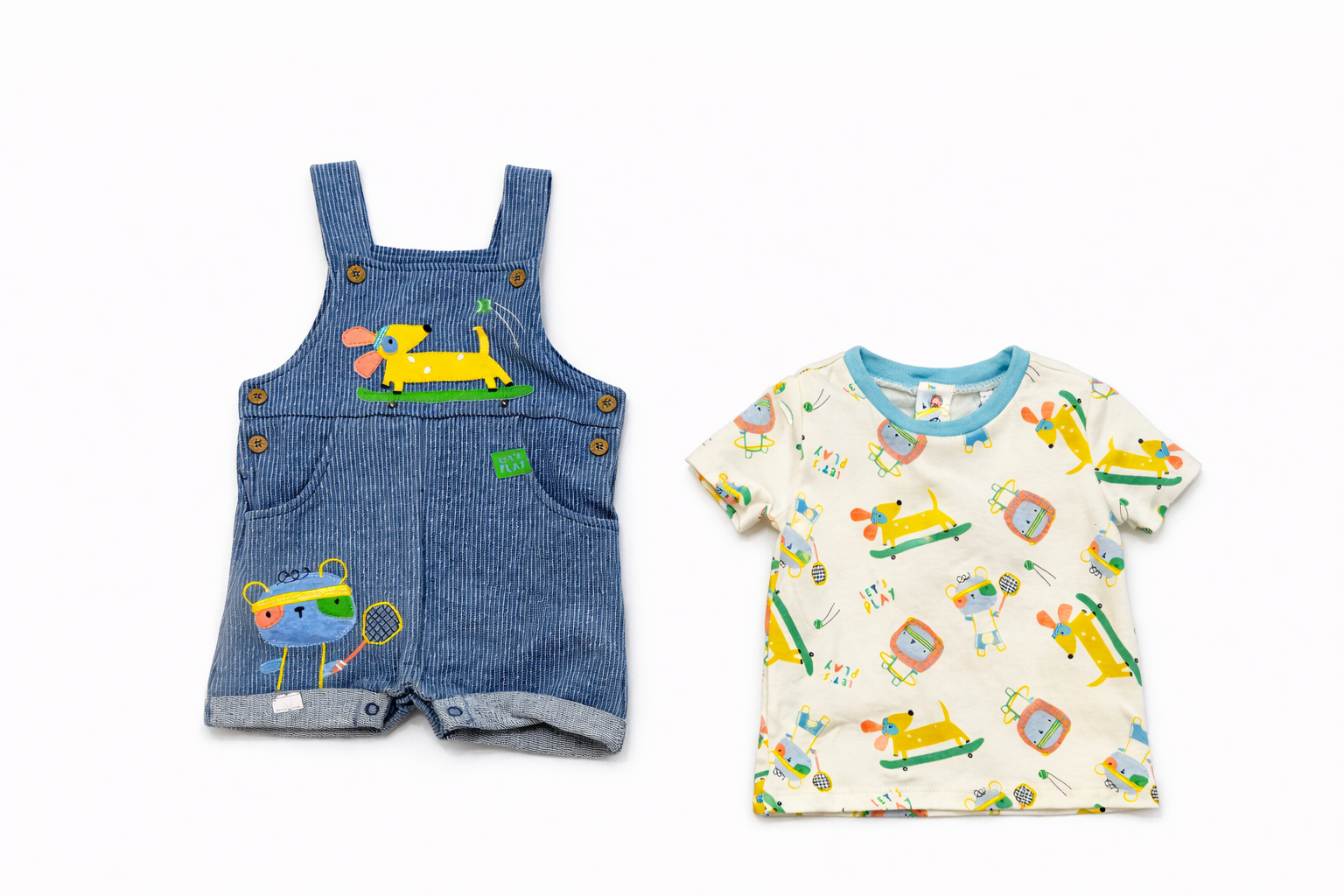 Lily & Jack 2 Pcs Dungaree Boys Set