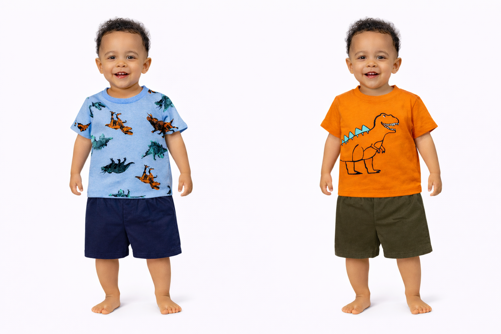 Baby Grown Up 5Pcs Boys Top & Down With Socks set