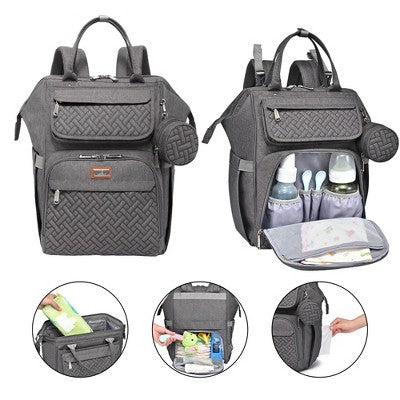 Backpack Crossed Diaper Bag