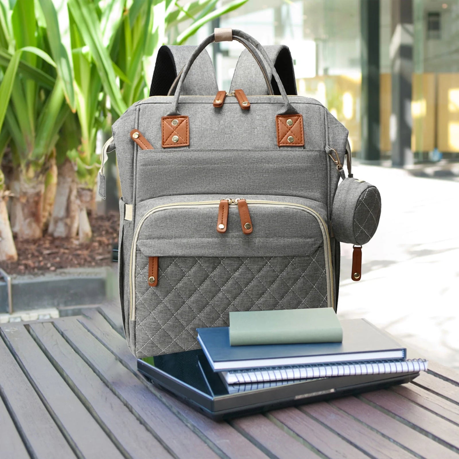Backpack Crossed Diaper Bag