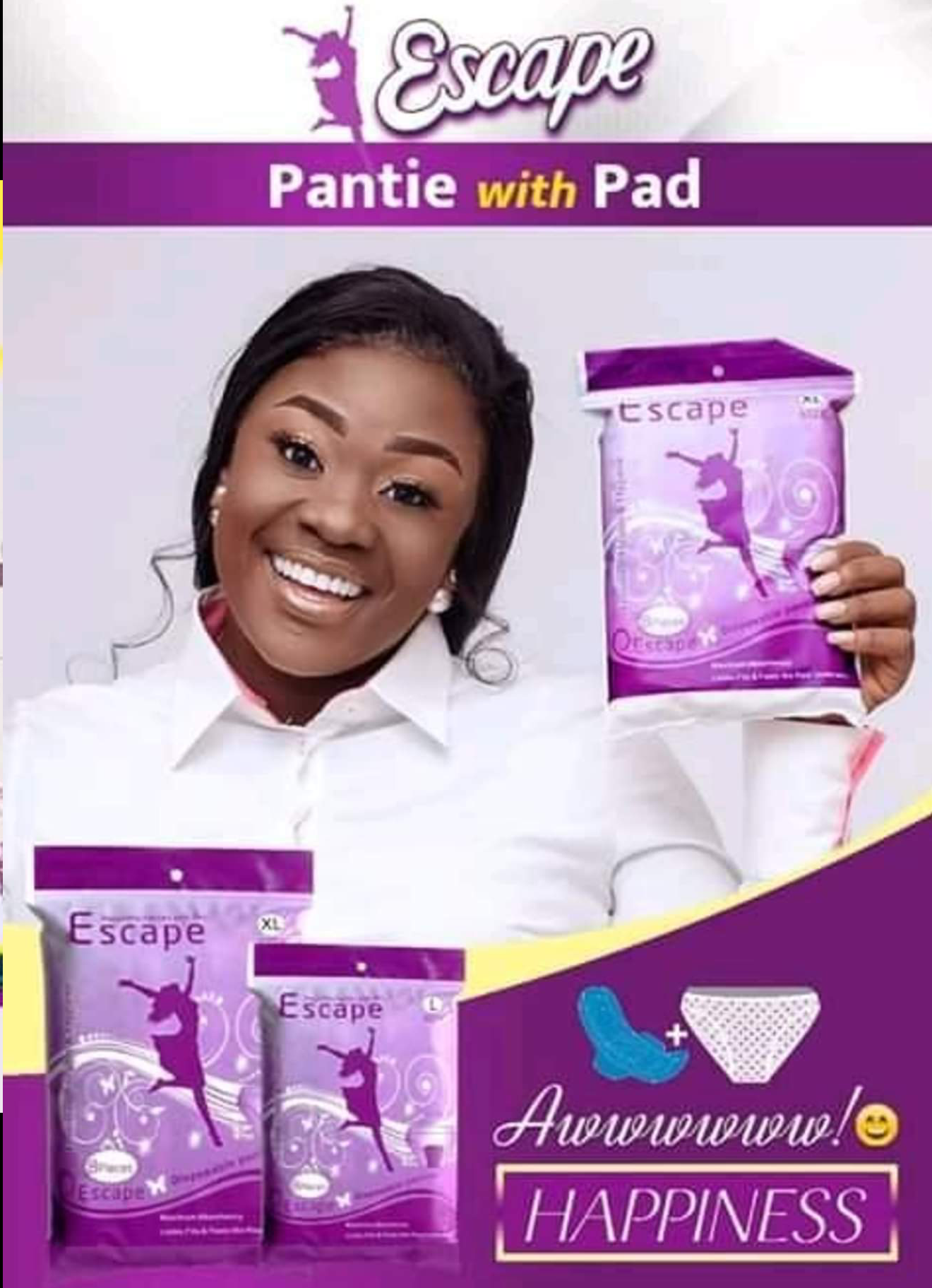 Escape Disposal Pants With Pad