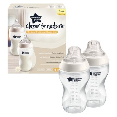 Tommee Tippee Natural Start 2pcs Large Bottle 340ml 3m+